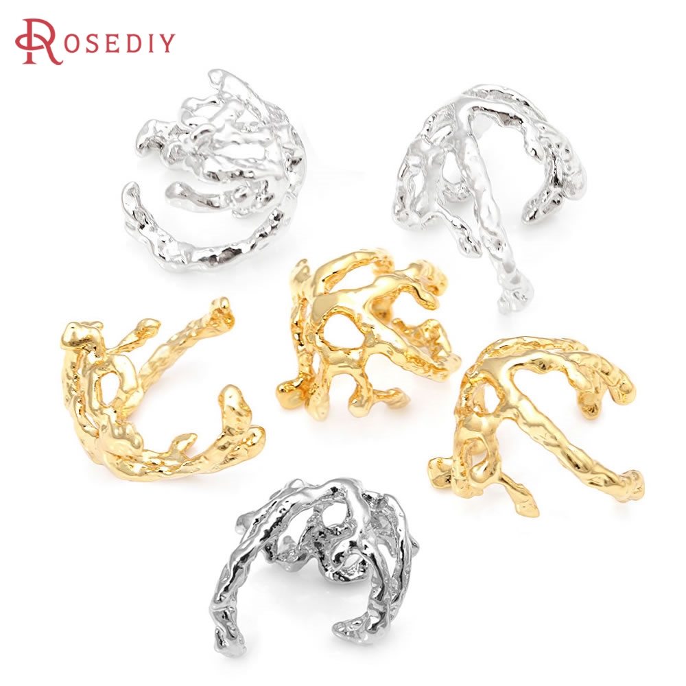 Body Jewelry High Quality - 18K Gold Color Brass Flower Shape