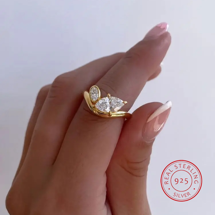Body Jewelry High Quality - 925 Sterling Silver Luxury Fashion V
