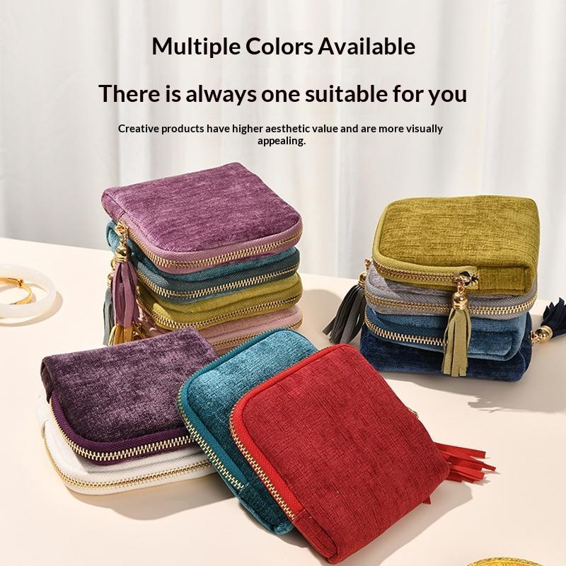 Body Jewelry Display - Soft Velvet Portable Jewelry Storage Bag