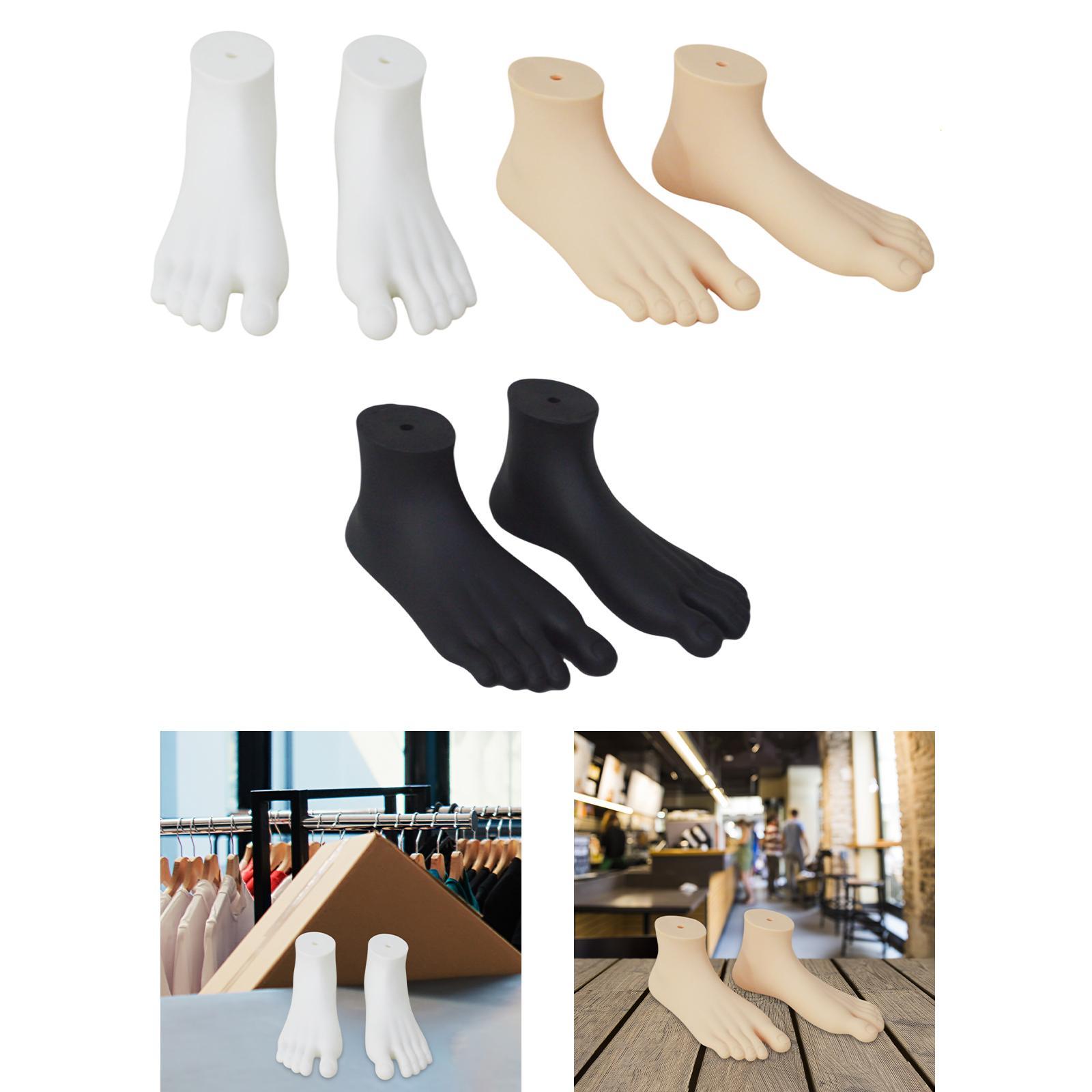 2Pcs Mannequin Foot Manikin Fe - Body Jewelry Mall ulasan dan harga