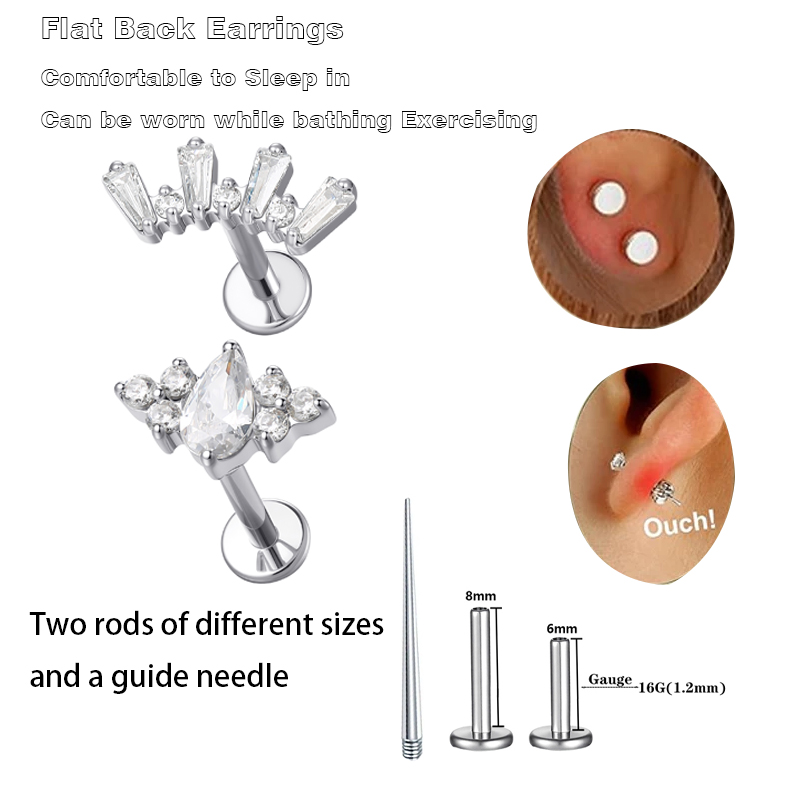 1 Pcs ASTM Titanium Helix Pier - Body Jewelry Hypoallergenic ulasan dan harga