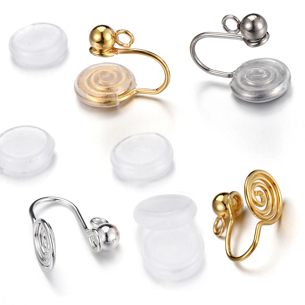 10pcs Stainless Steel Ear Clip - Body Jewels ulasan dan harga