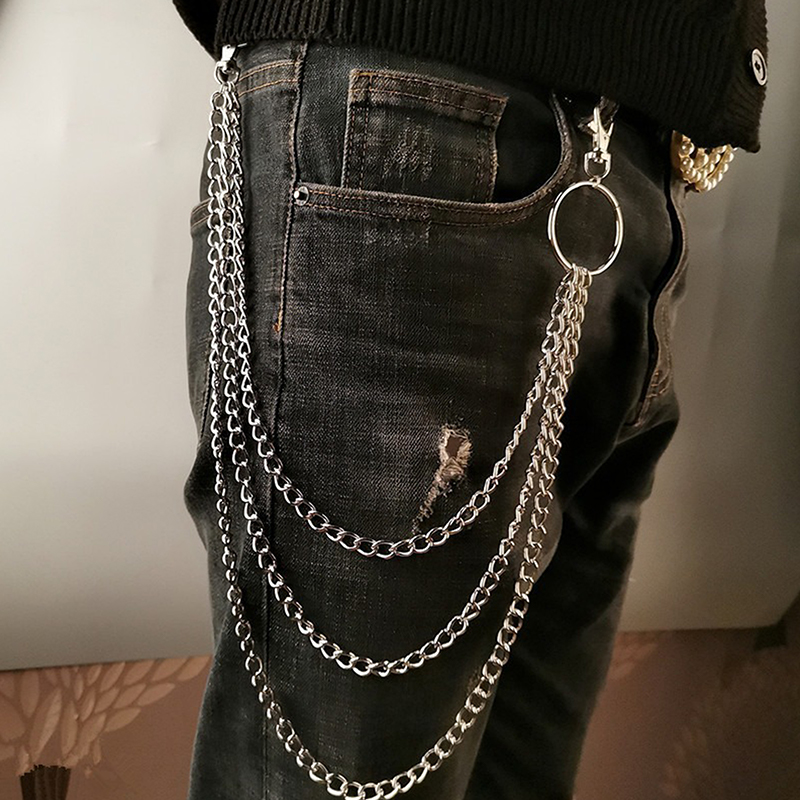 ★▲2/3Layer Punk Hip-hop Long M - Body Jewelry Waist ulasan dan harga