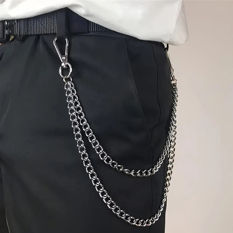 ★▲2/3Layer Punk Hip-hop Long M - Body Jewelry Waist ulasan dan harga
