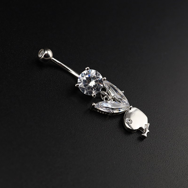 Hypoallergenic 925 Sterling Si - Body Jewelry Hypoallergenic ulasan dan harga