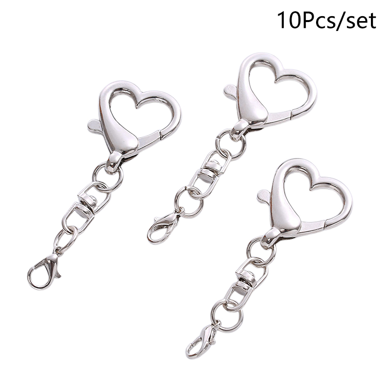 10/20/50Pcs Unique Alloy Heart - Body Jewelry Diy ulasan dan harga
