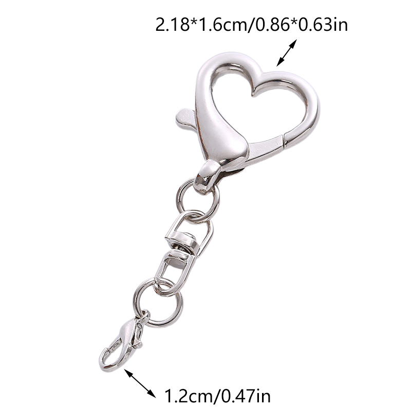 10/20/50Pcs Unique Alloy Heart - Body Jewelry Diy ulasan dan harga