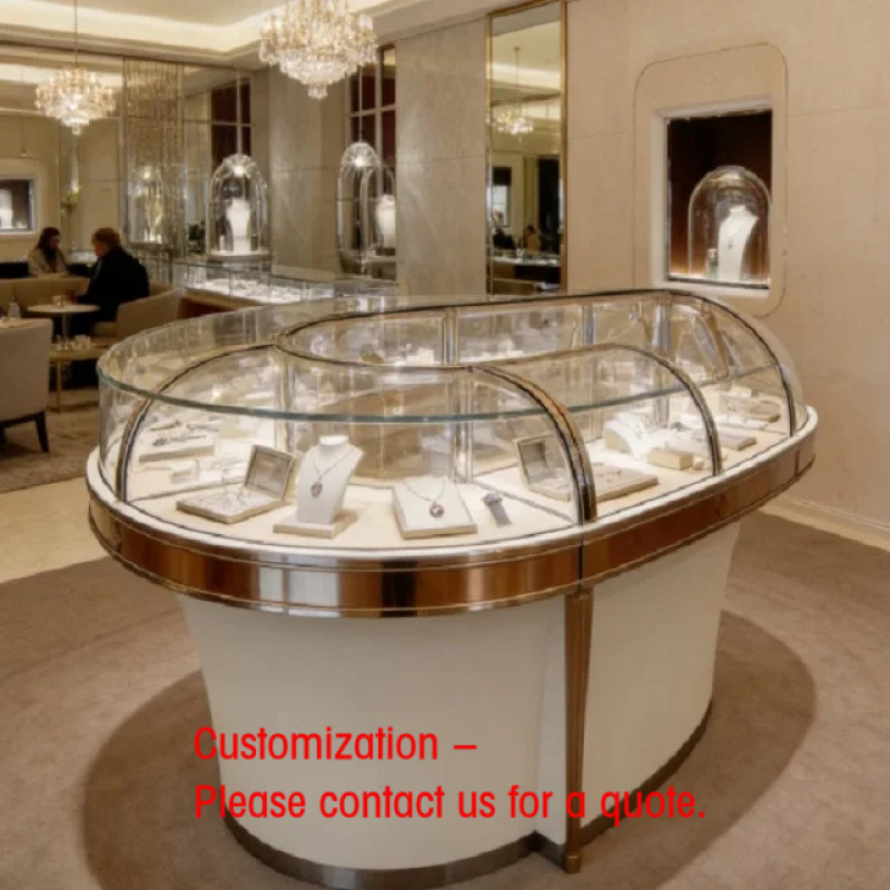custom.Luxury Curved Dome Jewe - Body Jewelry Mall ulasan dan harga