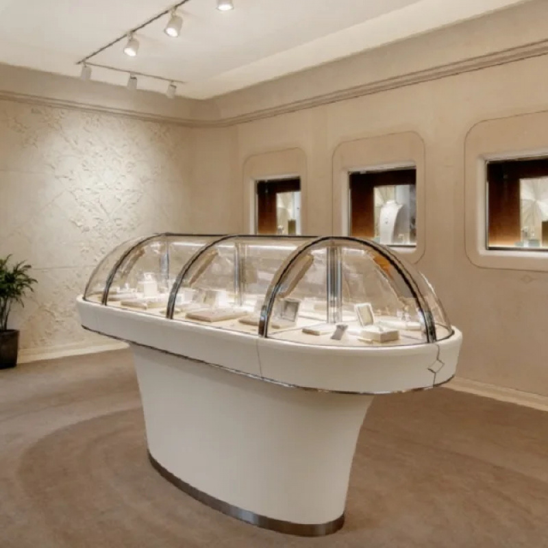 custom.Luxury Curved Dome Jewe - Body Jewelry Mall ulasan dan harga