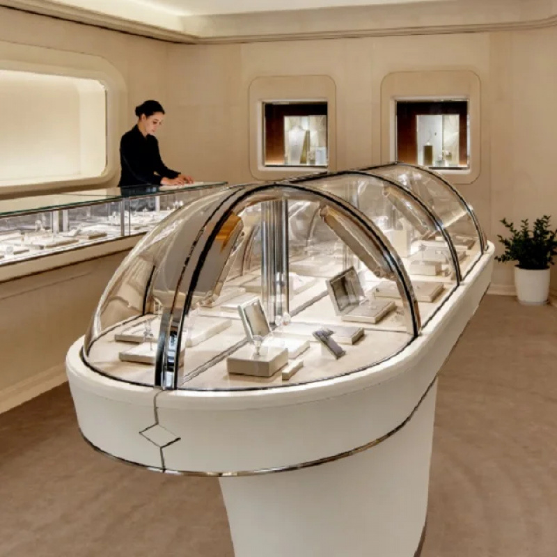 custom.Luxury Curved Dome Jewe - Body Jewelry Mall ulasan dan harga