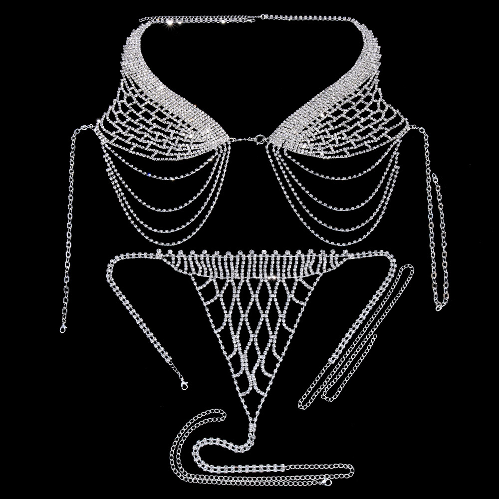 Stonefans Tassel Underwear Rhi - Body Jewelry Rhinestone ulasan dan harga