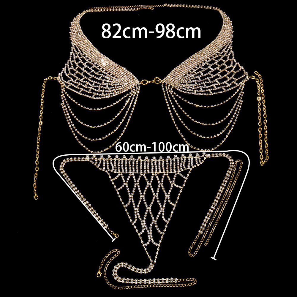 Stonefans Tassel Underwear Rhi - Body Jewelry Rhinestone ulasan dan harga