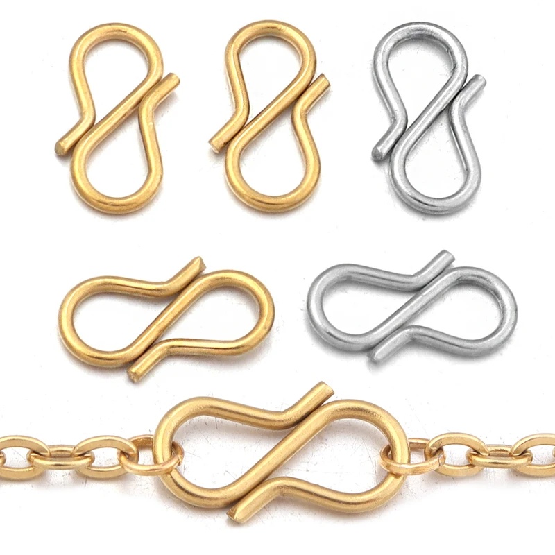 30pcs Stainless Steel S Shape  - Body Jewelry Diy ulasan dan harga