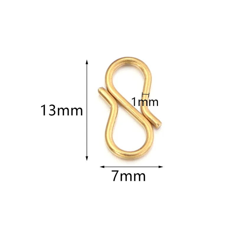30pcs Stainless Steel S Shape  - Body Jewelry Diy ulasan dan harga