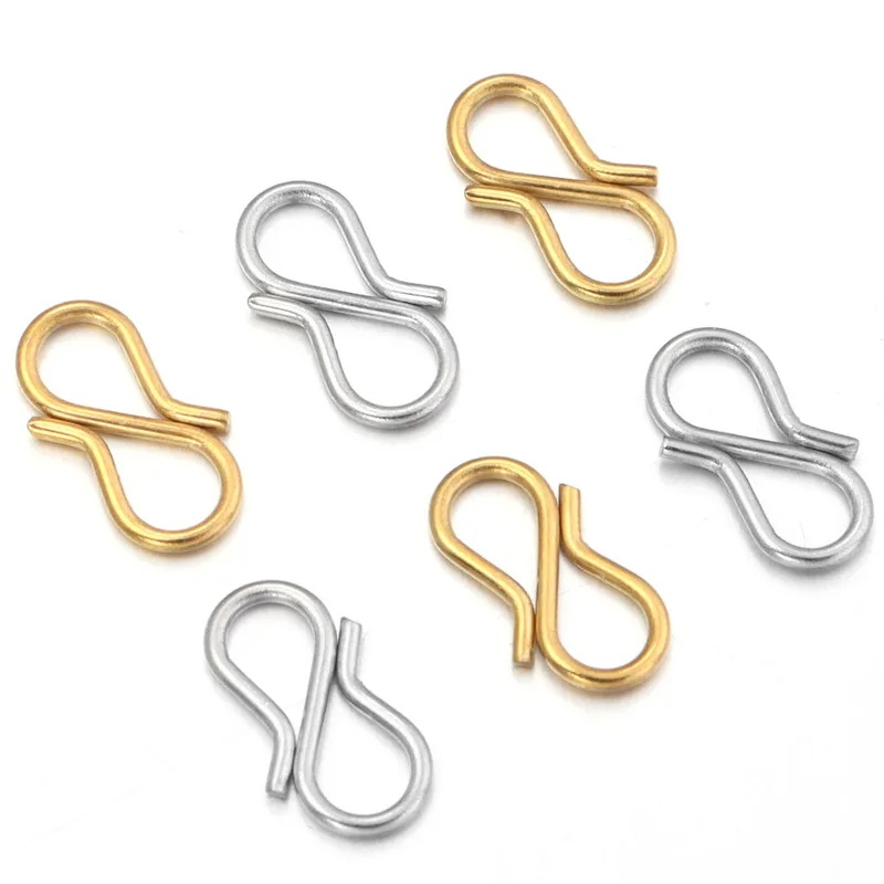 30pcs Stainless Steel S Shape  - Body Jewelry Diy ulasan dan harga