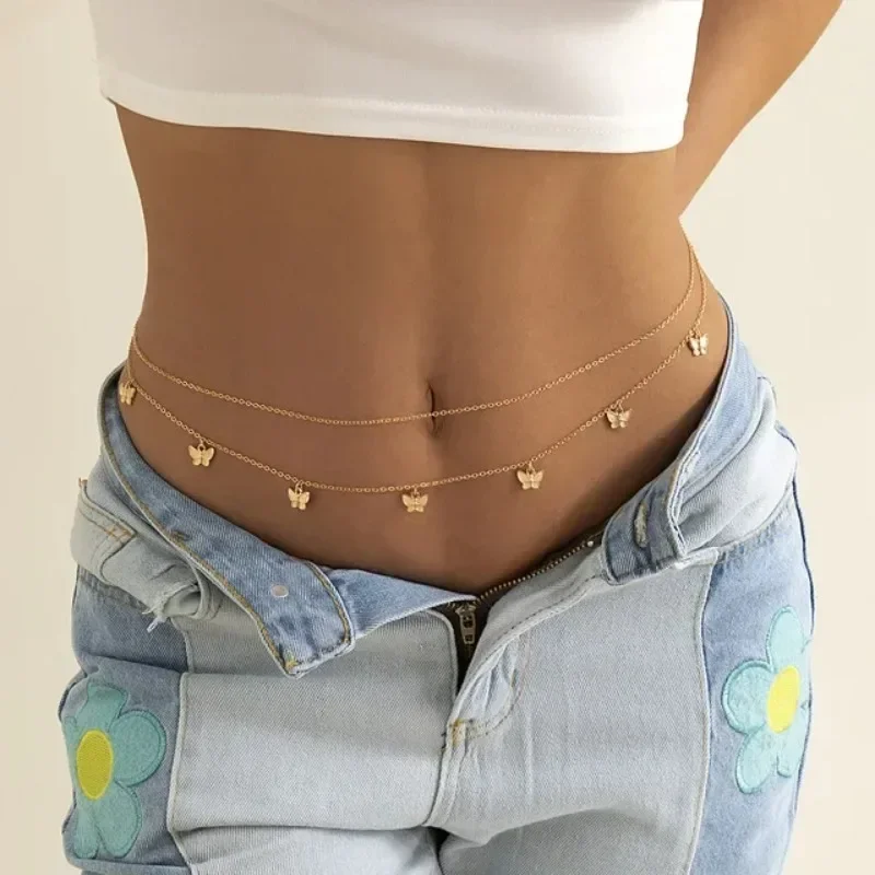 New Charm Sexy Double Layer Bu - Body Jewels ulasan dan harga
