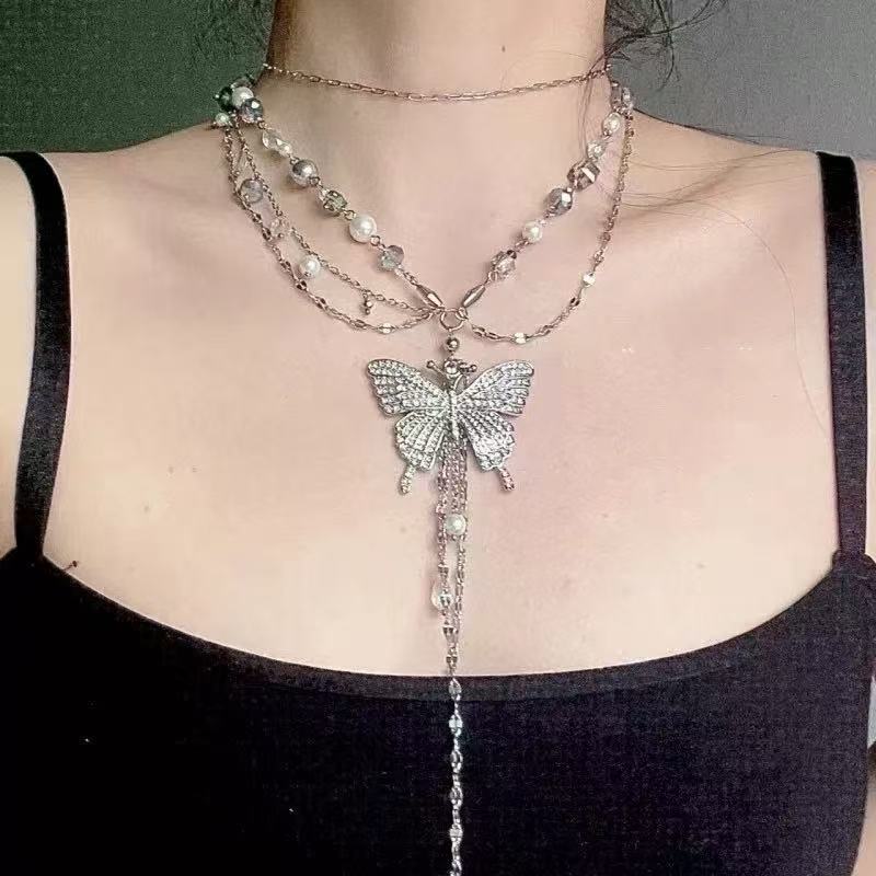 Y2k Butterfly Waist Chain for  - Body Jewelry Y2K ulasan dan harga