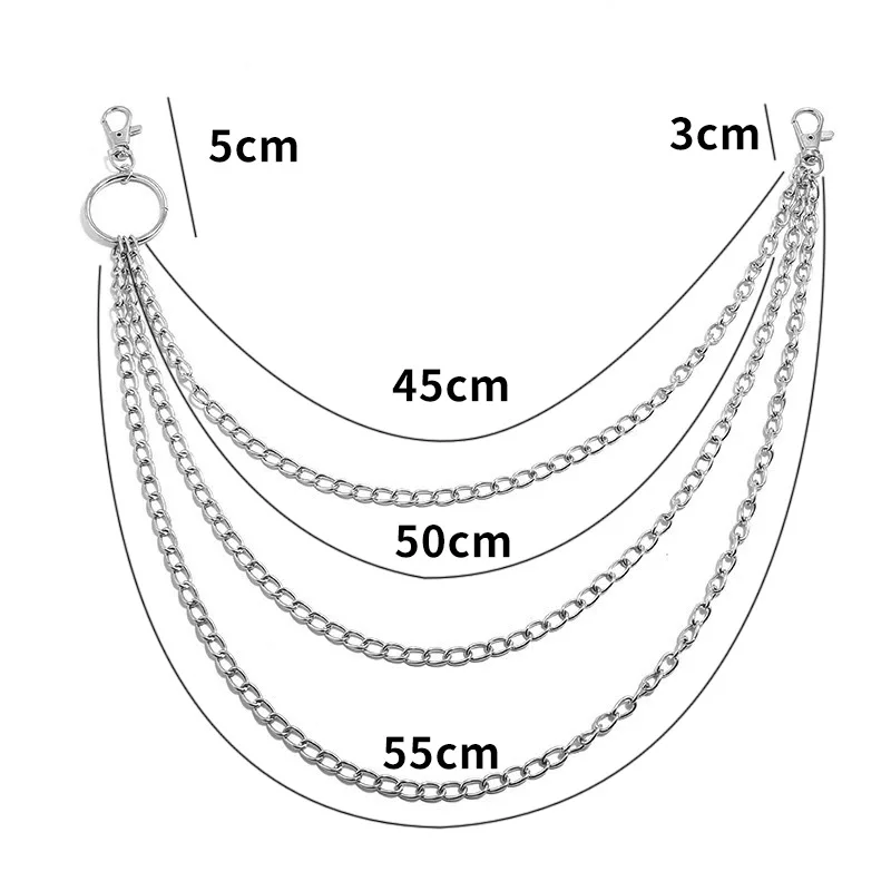 Layer Metal Belt Chain Punk Ho - Body Jewelry Waist ulasan dan harga
