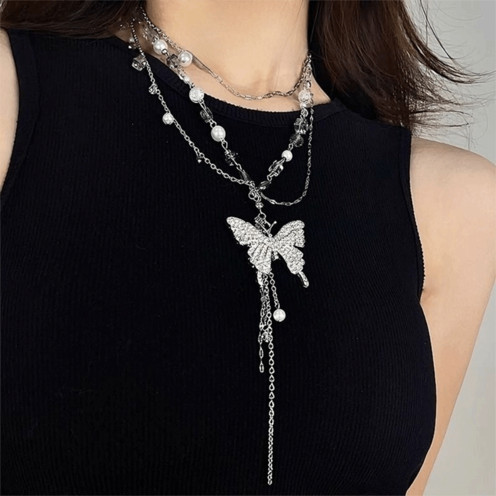Creative Y2K Butterfly Waist C - Body Jewelry Y2K ulasan dan harga