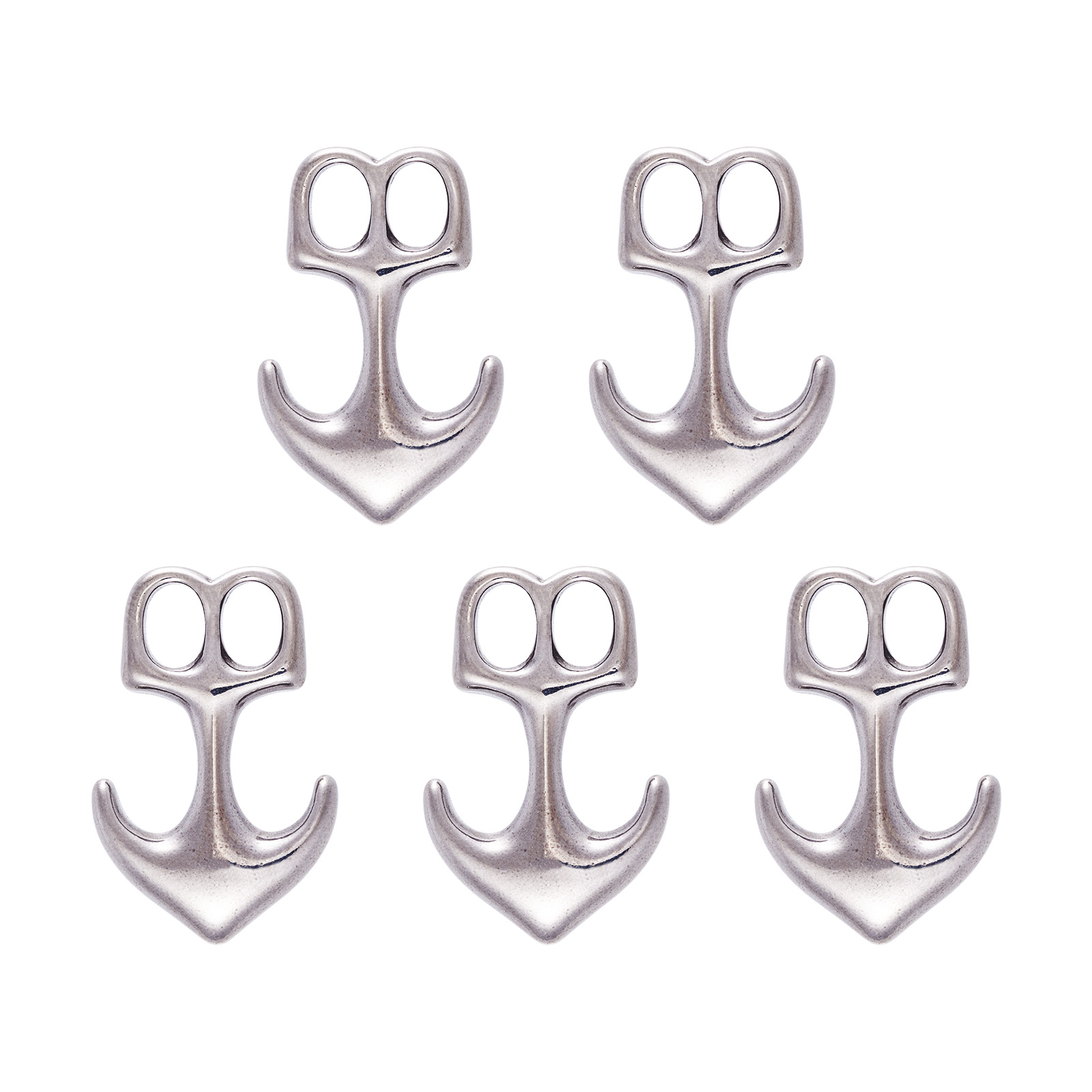 5pcs Anchor Hook Clasps 304 St - Body Jewelry Diy ulasan dan harga