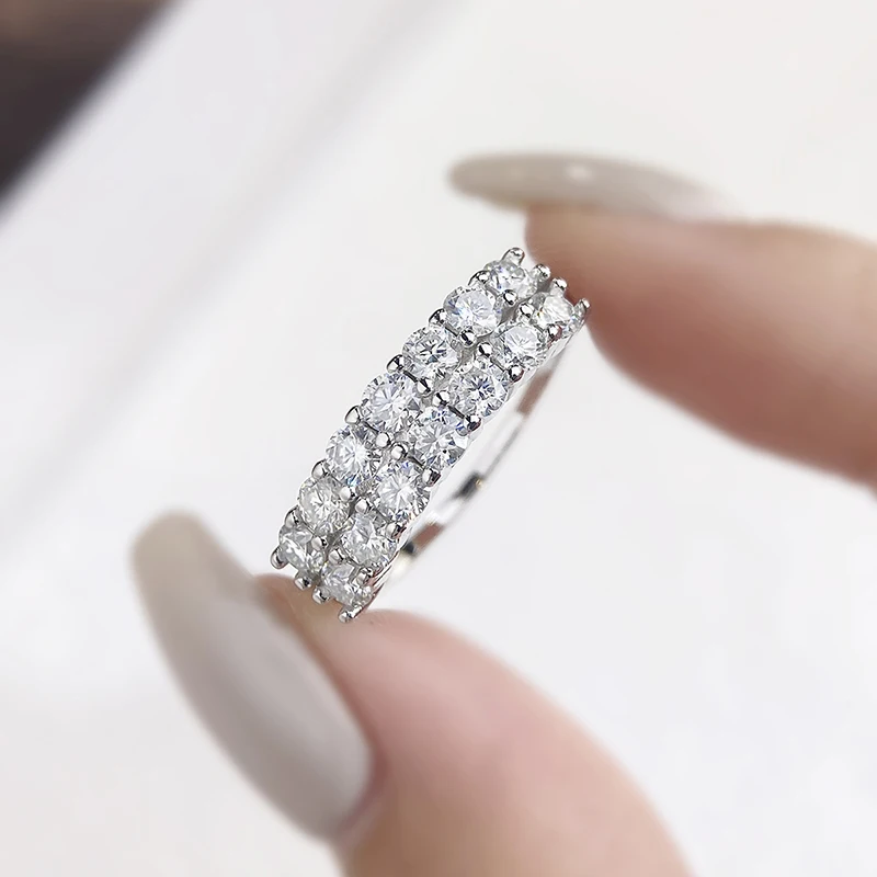 DWJ 1.4ct Real Moissanite Diam - Body Jewelry High Quality ulasan dan harga