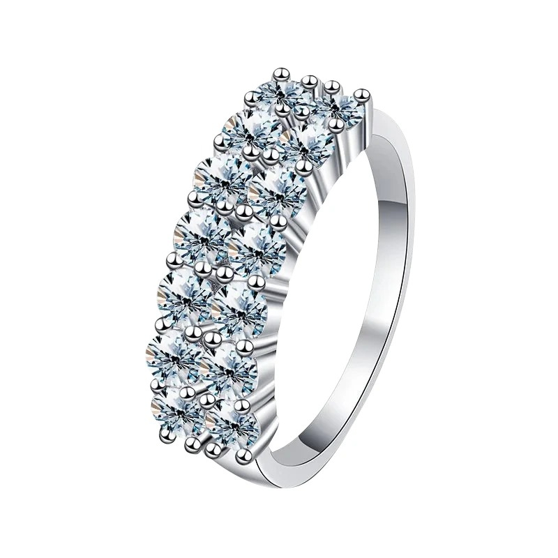 DWJ 1.4ct Real Moissanite Diam - Body Jewelry High Quality ulasan dan harga
