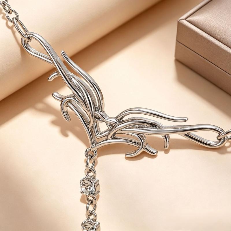 Rhinestone Tassel Belly Chain  - Body Jewelry Y2K ulasan dan harga