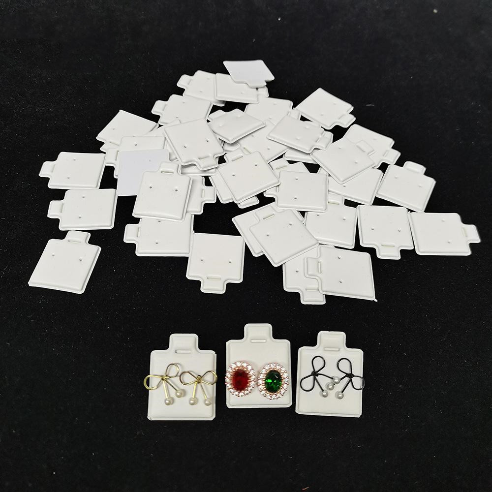100pcs/bag Ear Studs Holder Wh - Body Jewelry Display ulasan dan harga