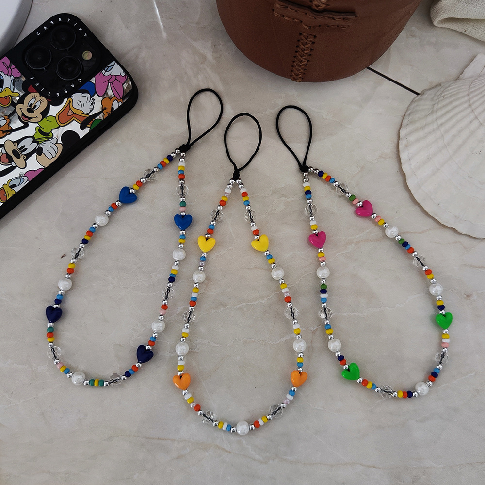KKBEAD Heart Phone Charm Y2K A - Body Jewelry Y2K ulasan dan harga
