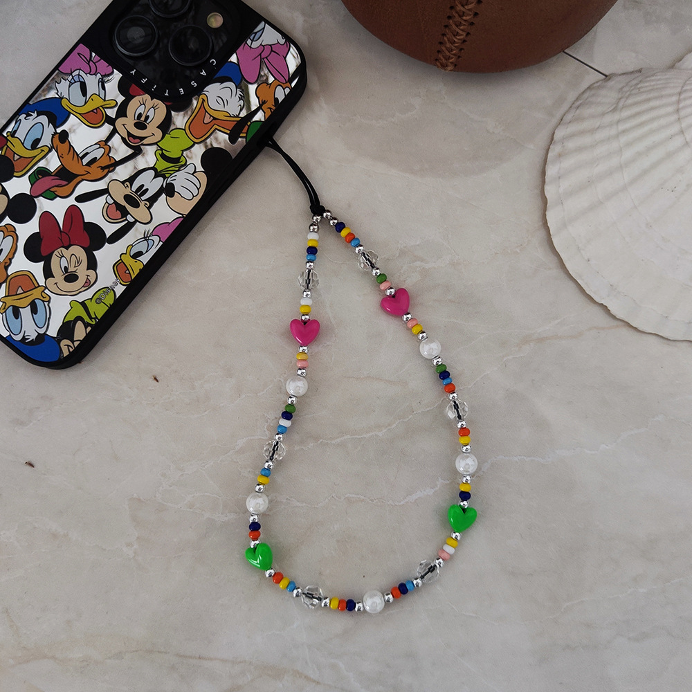 KKBEAD Heart Phone Charm Y2K A - Body Jewelry Y2K ulasan dan harga