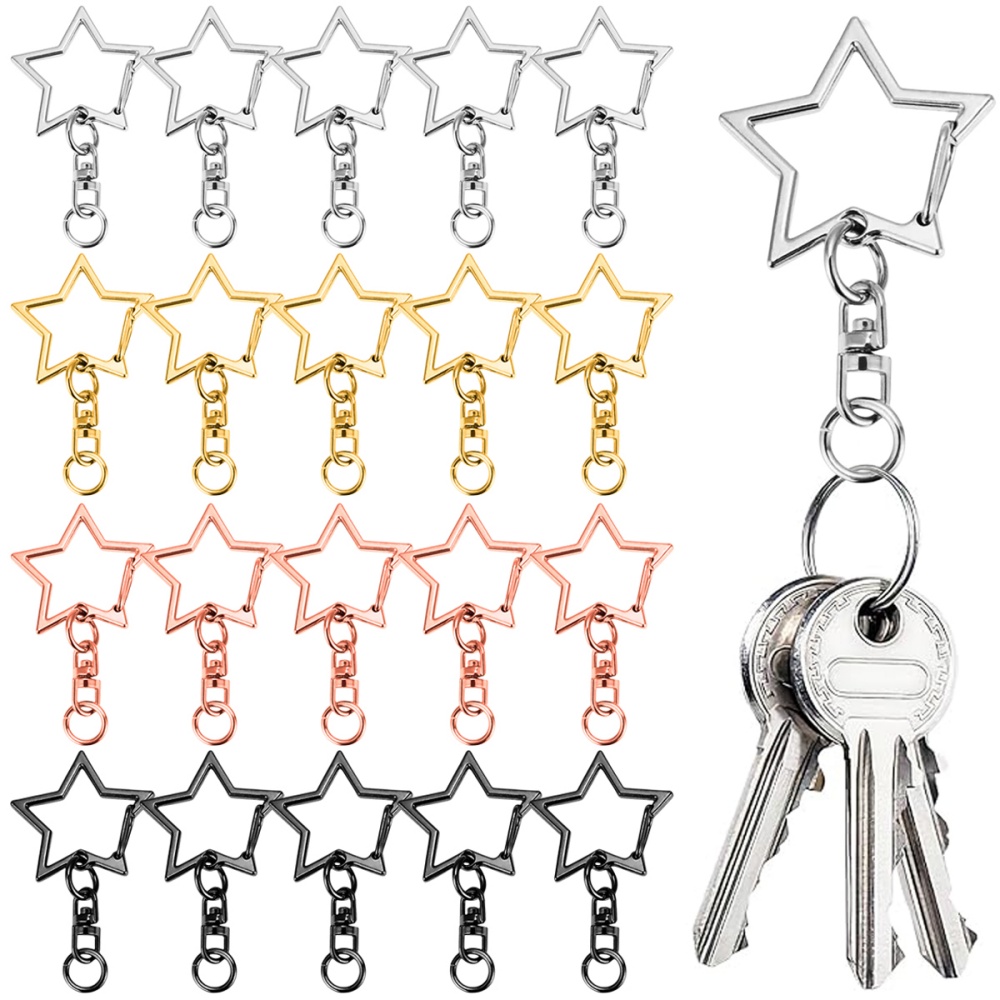 5/15/25/50Sets Star Shaped Sna - Body Jewelry Diy ulasan dan harga