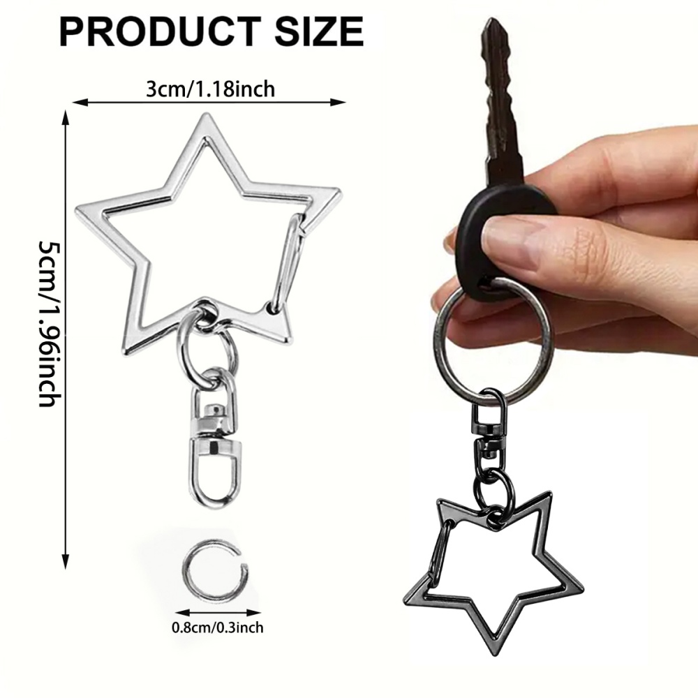 5/15/25/50Sets Star Shaped Sna - Body Jewelry Diy ulasan dan harga