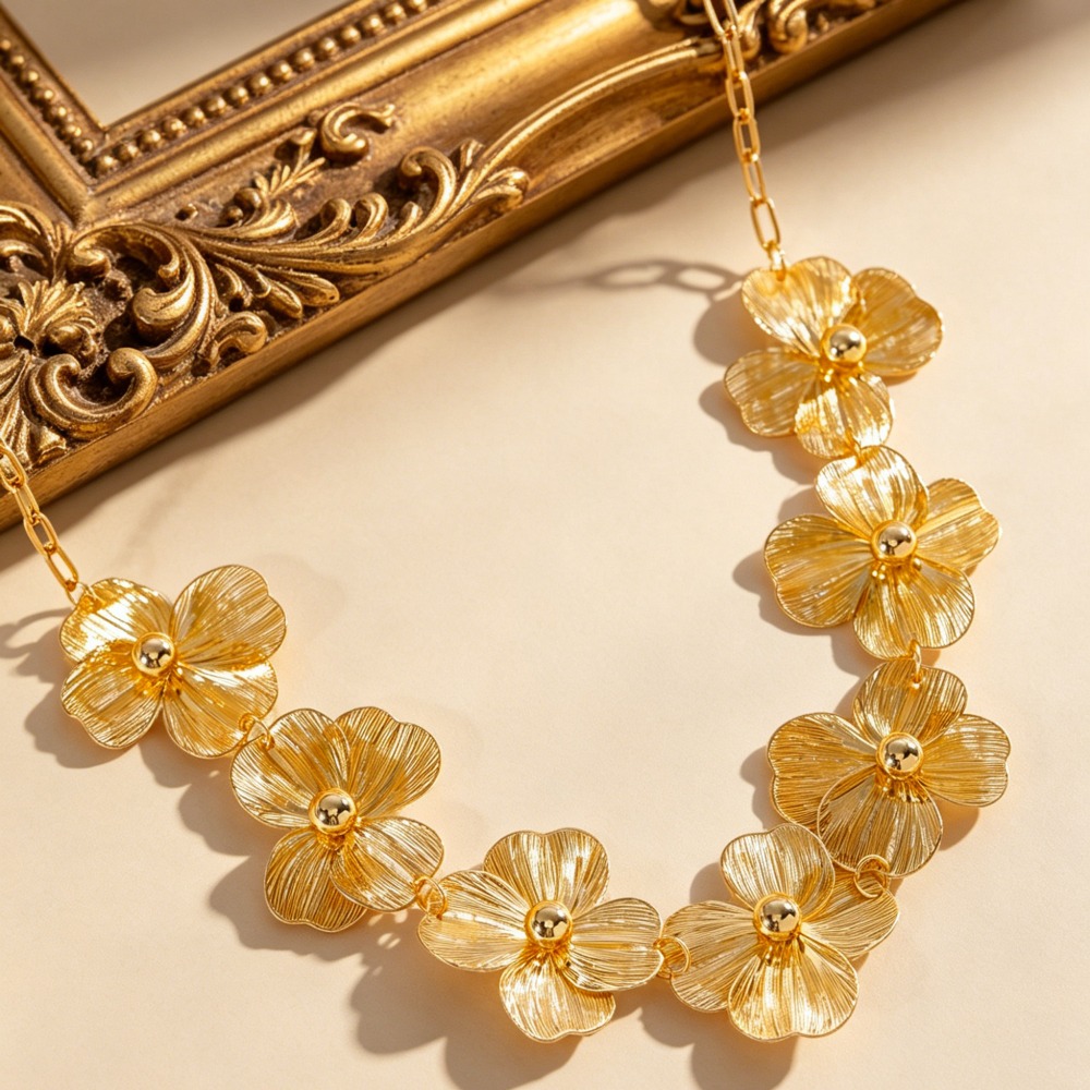 Bohemian Sweet Gold Color Meta - Body Jewelry Dress ulasan dan harga
