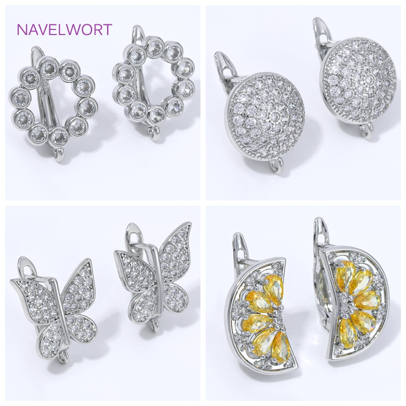 18K Gold Plated Fan Shape Flow - Body Jewelry Diy ulasan dan harga