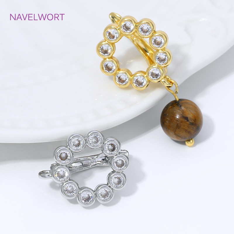 18K Gold Plated Fan Shape Flow - Body Jewelry Diy ulasan dan harga