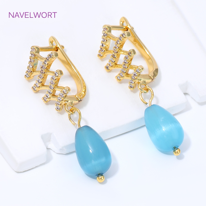 18K Gold Plated Fan Shape Flow - Body Jewelry Diy ulasan dan harga