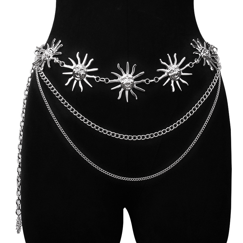 Chunky Multilayer Punk Gothic  - Body Jewels ulasan dan harga