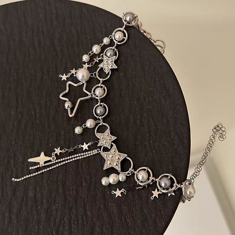 New Korean Shiny Rhinestone St - Body Jewelry Y2K ulasan dan harga