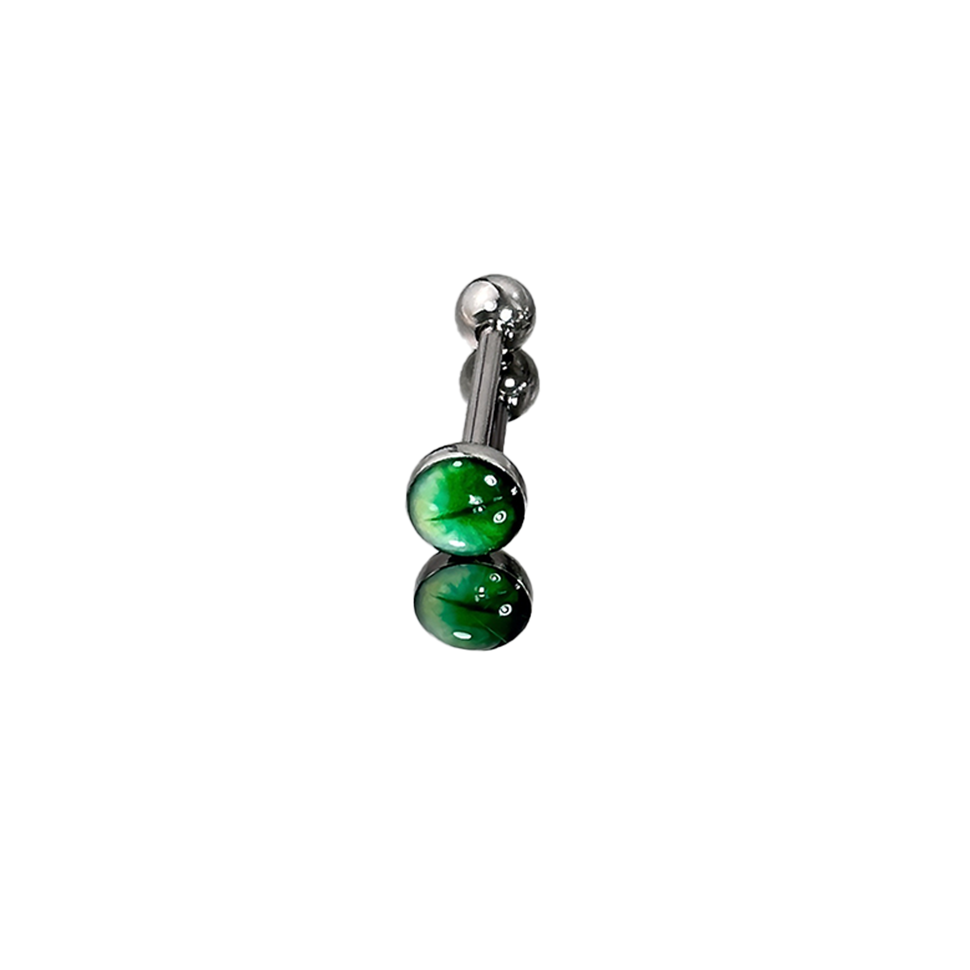1Pc High-Quality Trendy Green  - Body Jewelry High Quality ulasan dan harga