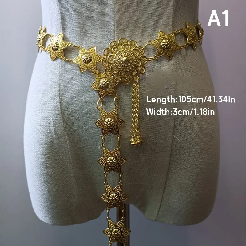 1PC Metal Thailand Waist Chain - Body Jewels ulasan dan harga