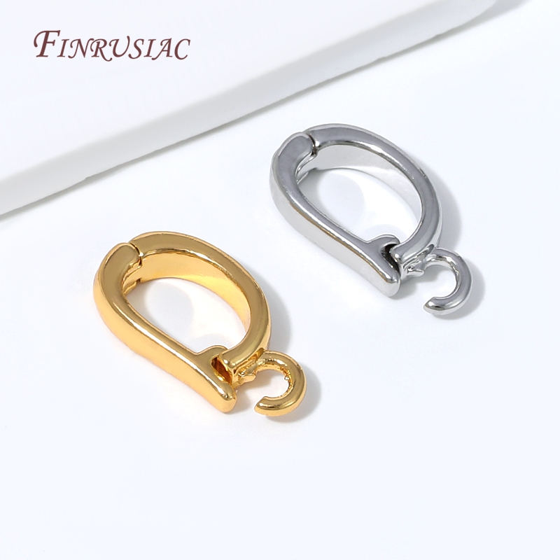 18K Gold Plated Enhancer Bail  - Body Jewelry Diy ulasan dan harga