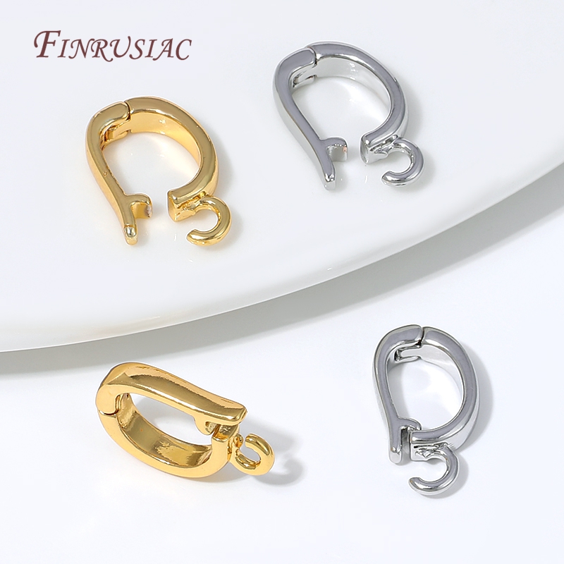 18K Gold Plated Enhancer Bail  - Body Jewelry Diy ulasan dan harga