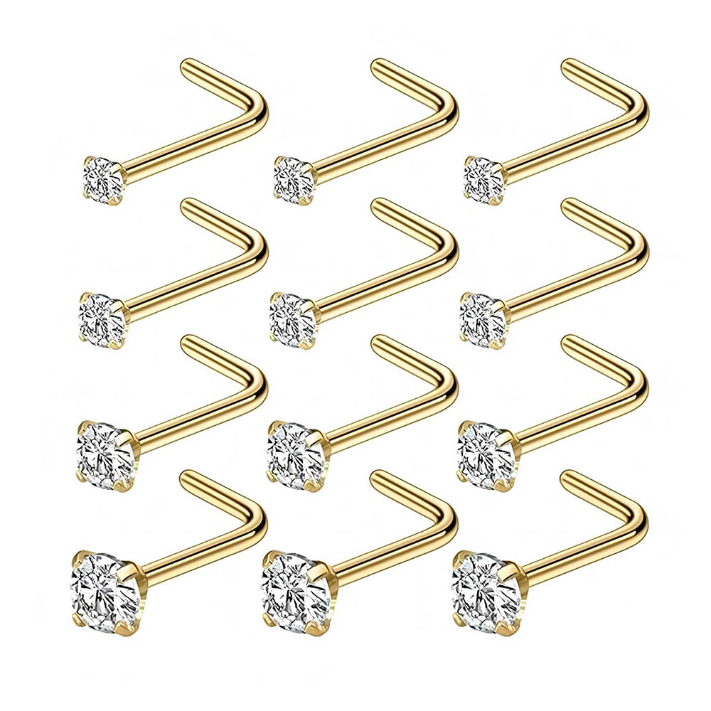 12-Piece Full Set 316L Hypoall - Body Jewelry Hypoallergenic ulasan dan harga