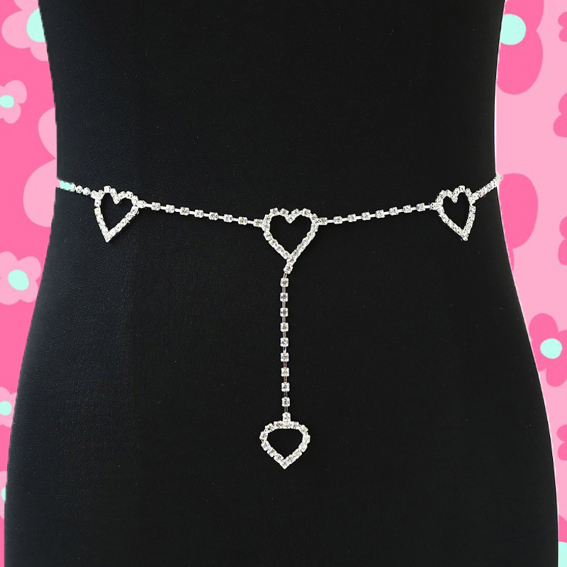 2000s Aesthetic Shiny Crystal  - Body Jewelry Y2K ulasan dan harga