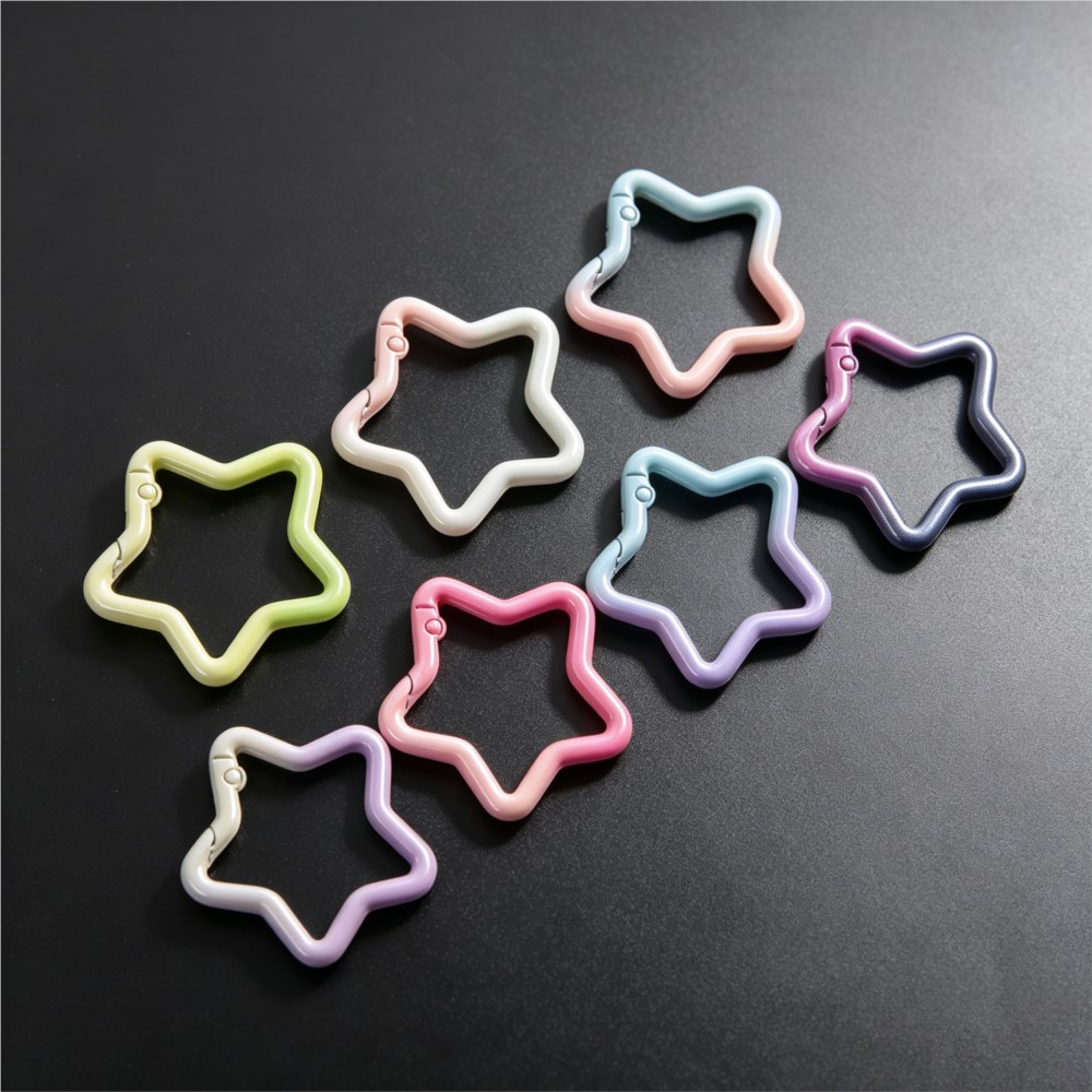 5PCS Gradient Star Shape Sprin - Body Jewelry Diy ulasan dan harga